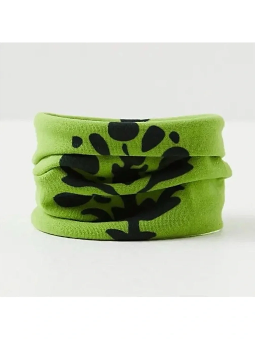 FP Movement by Free People Rumble Hair Tie Green Big Logo NWT